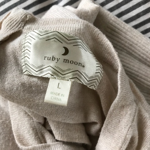 EUC Ruby Moon cream/light beige tunic sweater - L - Picture 5 of 5